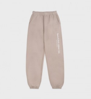 Men's Sporty And Rich Athletic Club Sweatpants White | bSUniAAI02P