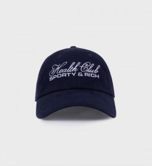 Men's Sporty And Rich Made In USA Hats Navy | NzYKLsfvypk