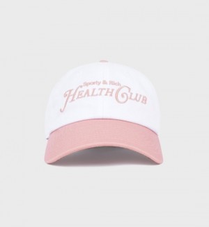 Men's Sporty And Rich Rizzoli Embroidered Hats White | h4BUBsxmMcT