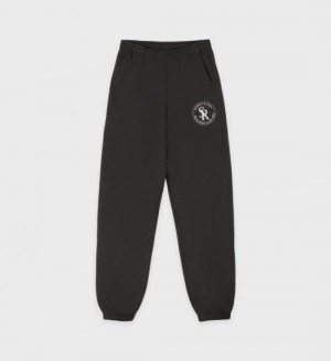 Men's Sporty And Rich S&R Sweatpants Black | 6zBODbbEDcw