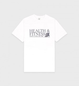 Women's Sporty And Rich Health & Fitness T Shirts White | wpXLjvVCC3u