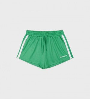 Women's Sporty And Rich Serif Logo Roller Shorts White | OWSaQJB2Gsb