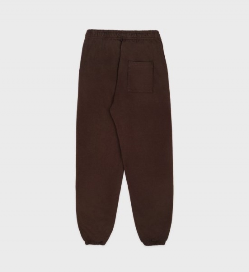 Men's Sporty And Rich Vendome Sweatpants Chocolate | D9mqo1UwMpH