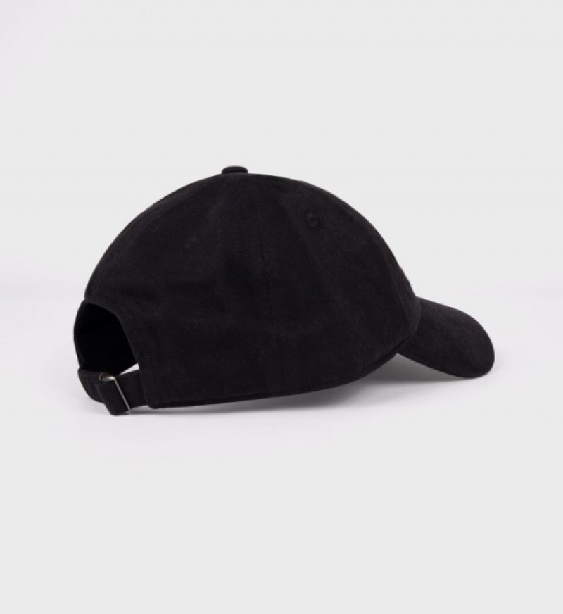 Women's Sporty And Rich California Embroidered Hats Black | YneTWavH0mk