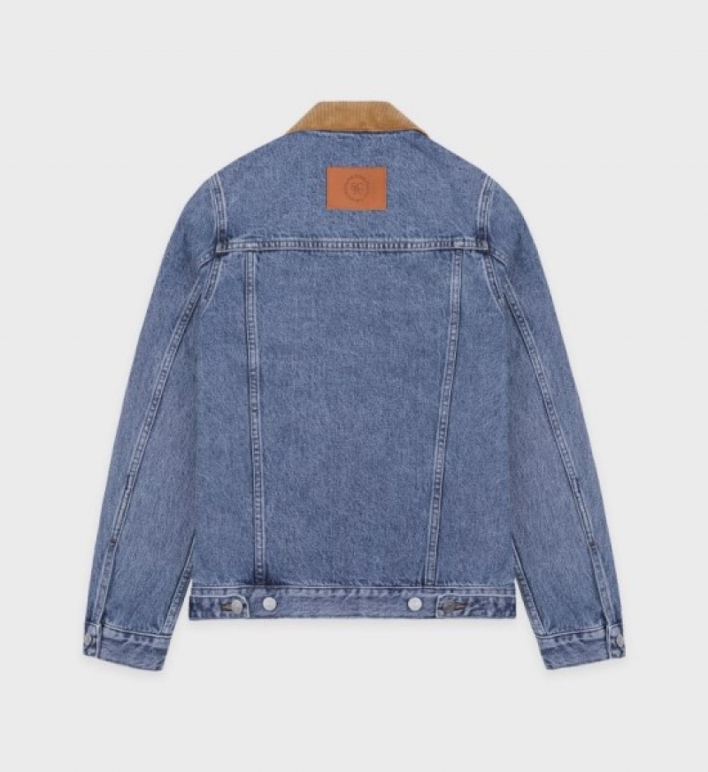 Women's Sporty And Rich Denim Jackets Blue | KKZHwrVjn5g