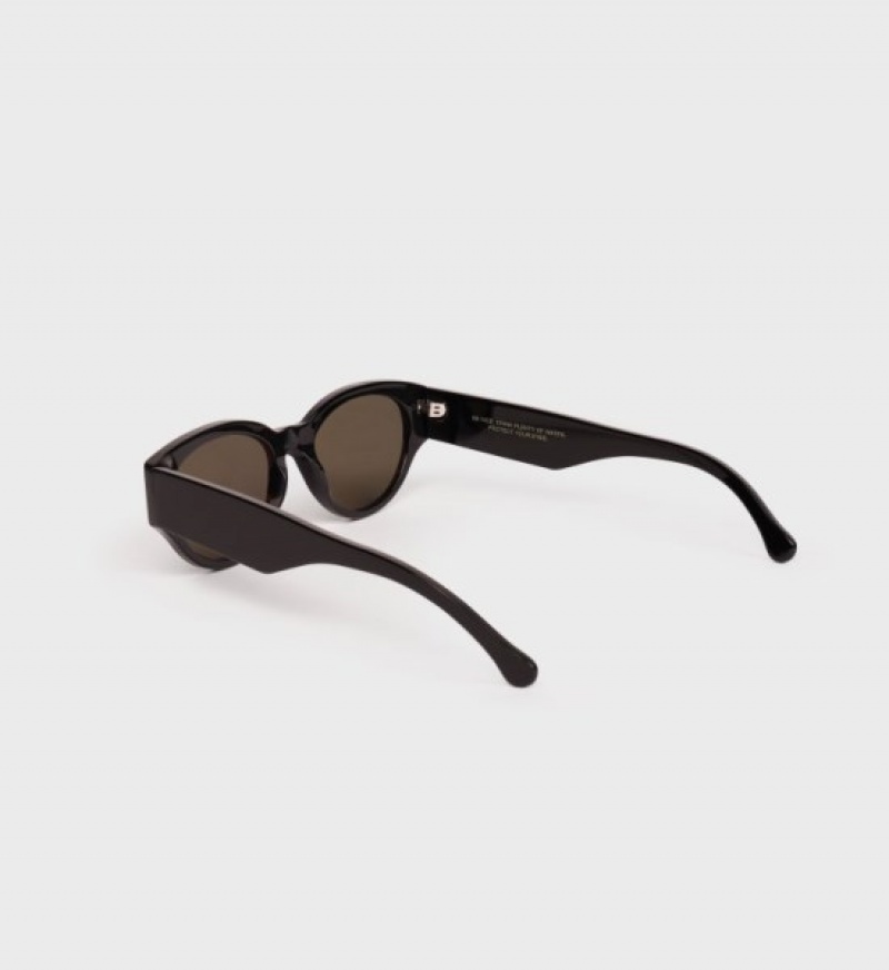 Women's Sporty And Rich Frame N.01 Eyewear Black / Black | 4qb93Nazt1i