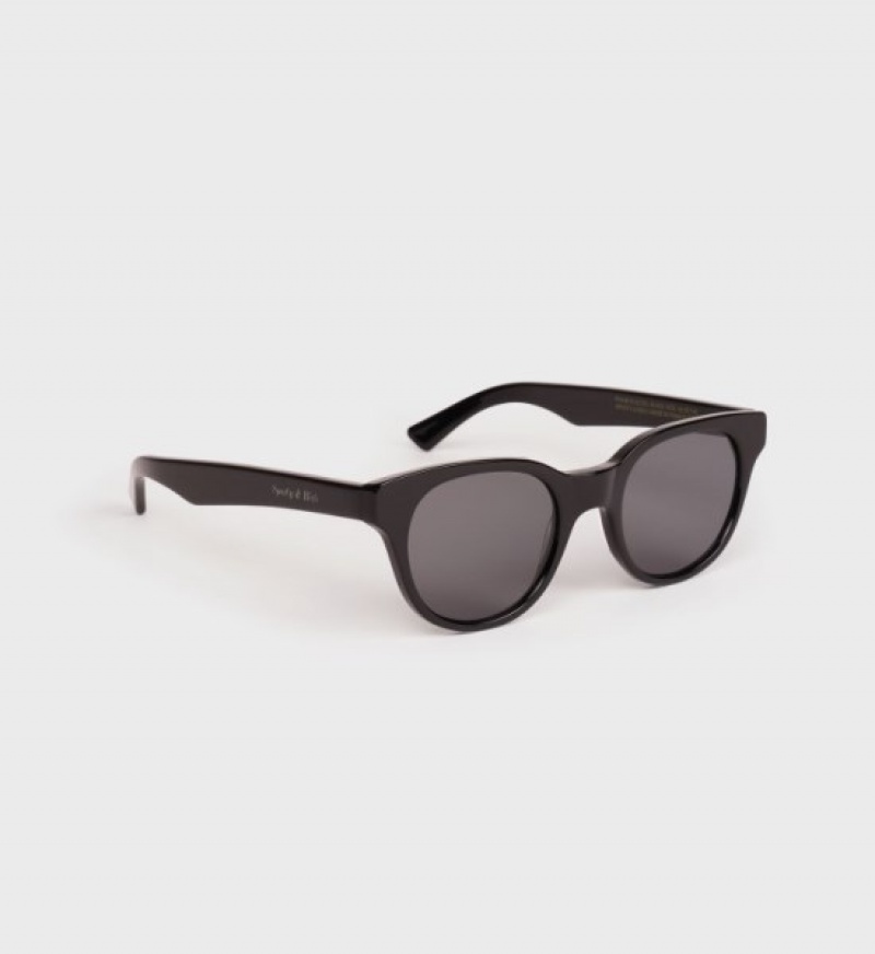 Women's Sporty And Rich Frame N.02 Eyewear Black / Black | 4OgW7Iv8AdS