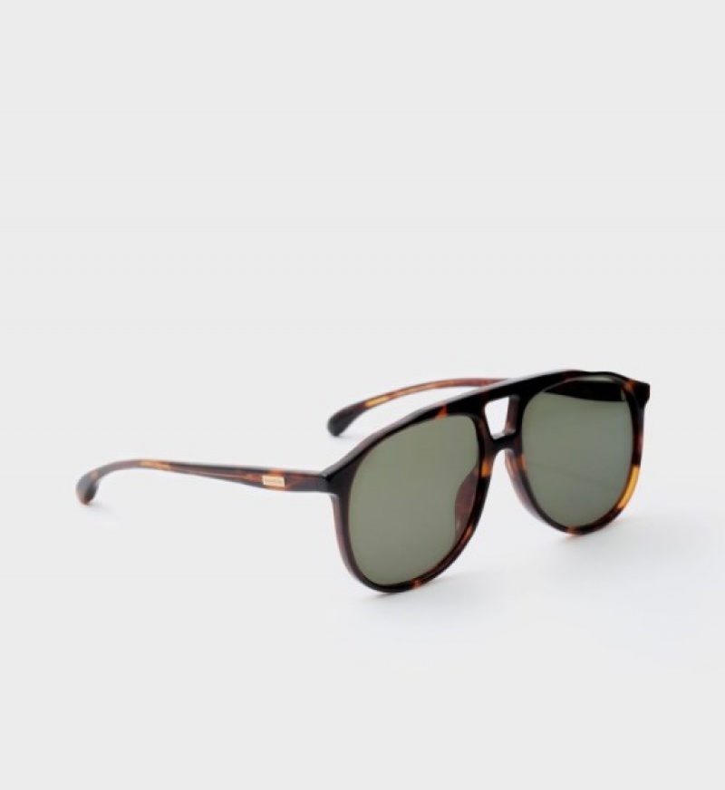 Women's Sporty And Rich Frame N.03 Eyewear Tortoise | UzmPqhycv0s