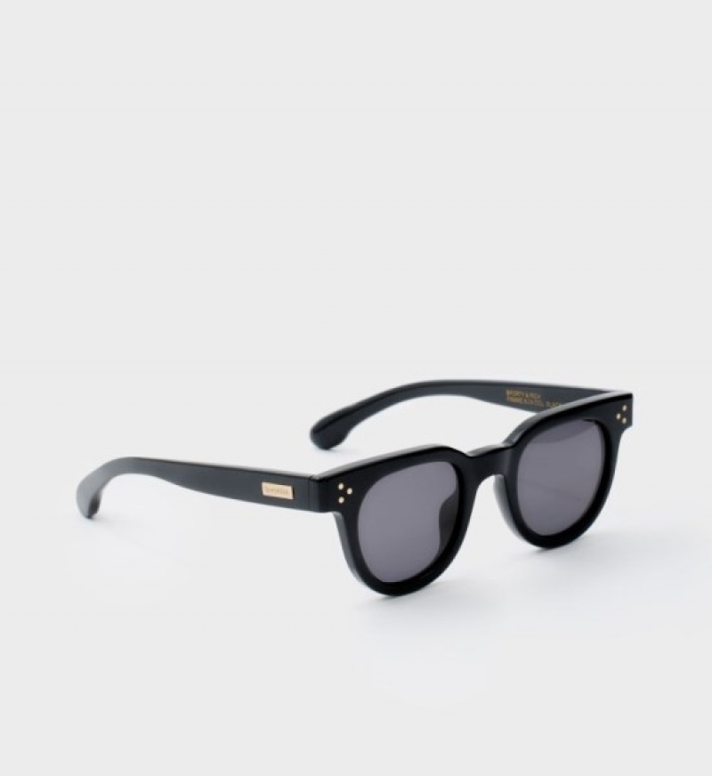 Women's Sporty And Rich Frame N.04 Eyewear Black | 3ZjXCQ6e78S