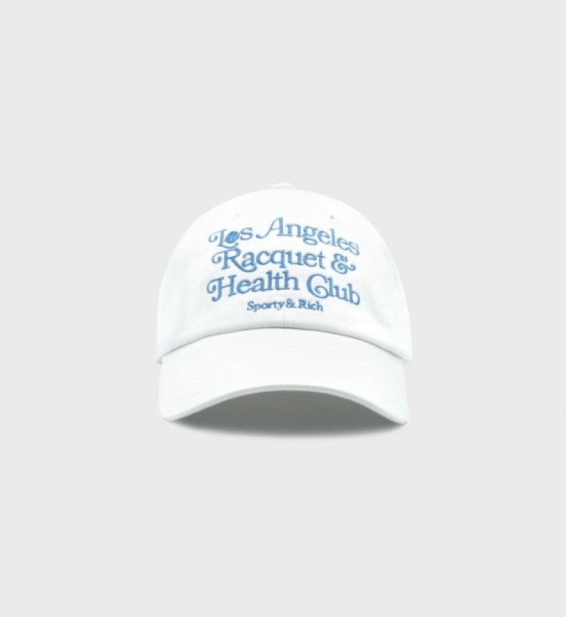 Women\'s Sporty And Rich LA Racquet Club Hats White | UbSyrti9fe0