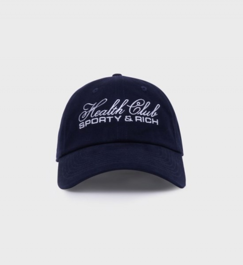 Women\'s Sporty And Rich Made In USA Hats Navy | e9GesKzeidb