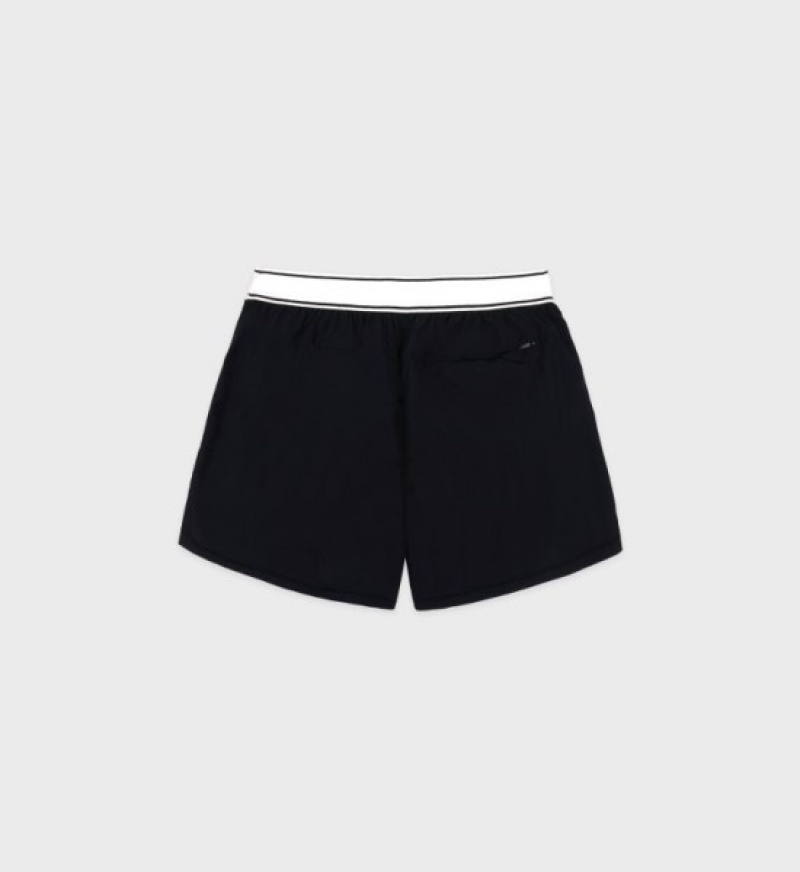 Women's Sporty And Rich SR Runner Active Shorts Black | g1wA6EYsvN0