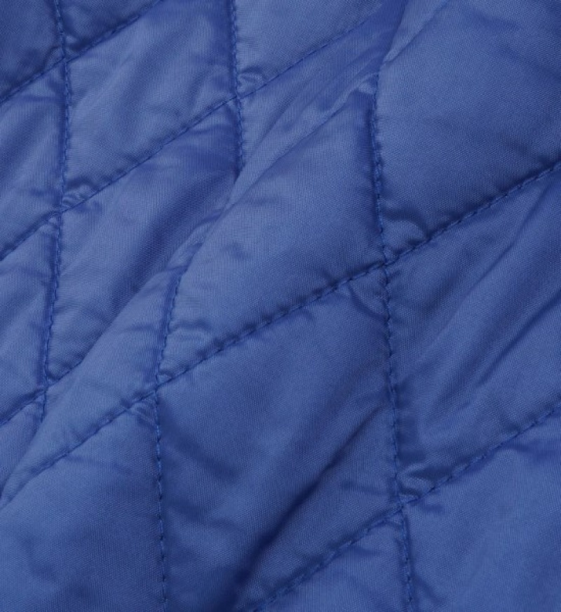 Women's Sporty And Rich Vendome Quilted Jackets Blue | 7zMKQSAc6Ek