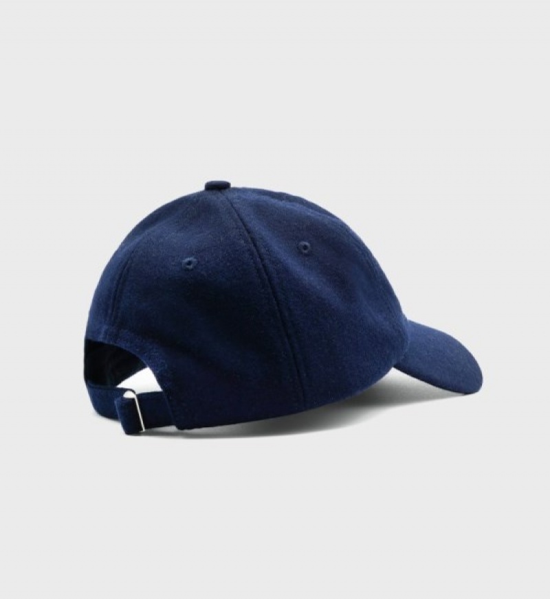 Women's Sporty And Rich Wellness Ivy Wool Hats Navy | FWi1hyMqVbt